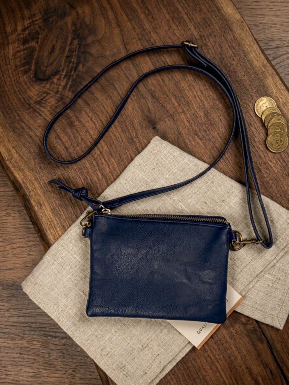 Charming Charlie Crossbody Purse - Dark Navy